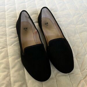 H&M faux suede loafers